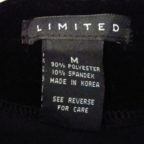 Limited Black Velvet Bodysuit Long Sleeve Vintage Size Medium - Picture 7 of 8